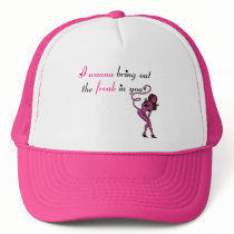 I wanna bring out the freak in you mesh hats