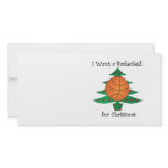 I want a basketball for Christmas Personalized Photo Card