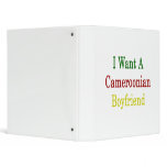 I Want A Cameroonian Boyfriend Vinyl Binders