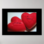 I Want A Divorce Hearts Print