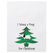 I want a dog for christmas full color flyer