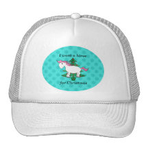I want a horse for chirstmas trucker hat