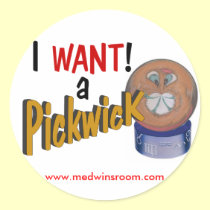 I want a Pickwick Sticker stickers
