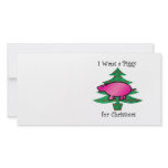 I want a piggy for christmas photo greeting card