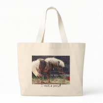 I want a pony! tote bag by KheestoneImages I want a pony! tote bag