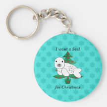 I want a seal for christmas keychains