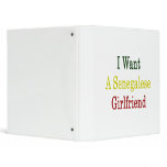 I Want A Senegalese Girlfriend Vinyl Binders
