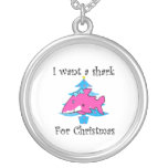 I want a shark for Christmas Custom Necklace