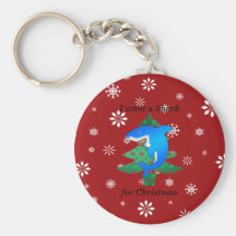 I want a shark for christmas key chains