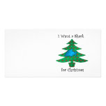 I want a shark for christmas photo card template