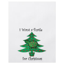 I want a turtle for christmas flyer
