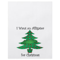 I want an alligator for christmas flyers