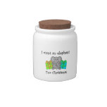 I want an elephant for Christmas Candy Dish
