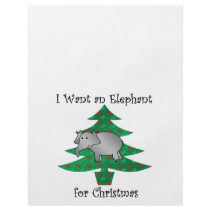 I want an elephant for christmas personalized flyer