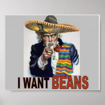 I Want Beans Poster