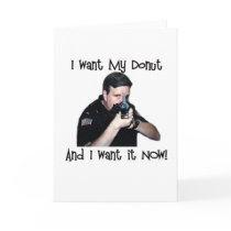 I Want My Donut Card