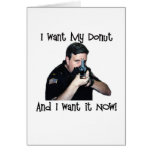 I Want My Donut Card