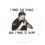 I Want My Donut Sticker