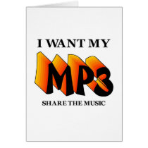 I Want My MP3 cards
