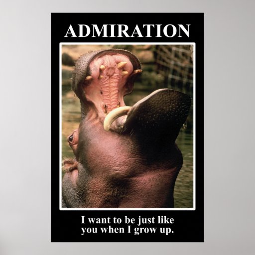 I want to be like you when I grow up (L) Poster Zazzle