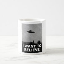 i want to believe, funny, ufo, aliens, cool, area 51, paranormal, extraterrestrial origins, offensive, ufology, graphic, mug, Mug with custom graphic design