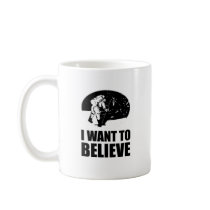 I want to believe - moon landing coffee mug