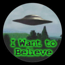 I want to believe stickers