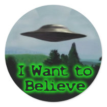 I want to believe stickers