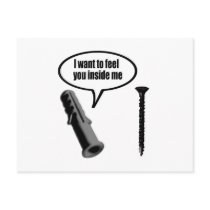 I want to feel you inside me postcards
