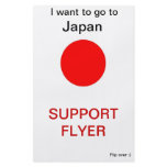 I want to go to Japan Support Flyer