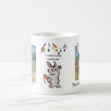 I Want to Sing Carrot-oke Rabbits Mug