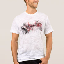 I want to tear down... (men's burnout tshirt)