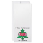 I want watermelons for Christmas Customized Rack Card