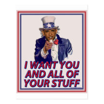 I Want You And All Of Your Stuff Postcard