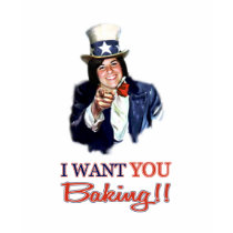 I want you baking -Dark t-shirts by BakingGals I want you baking -Dark t-shirts