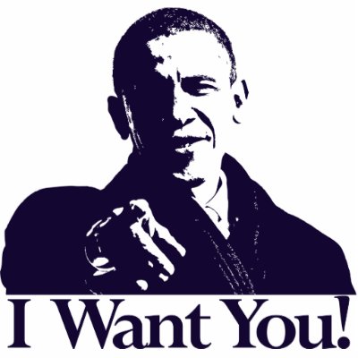 I Want You: Barack Obama Magnet Photo Sculptures by HarryTerry