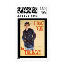 I want you for the Navy Postage Stamps