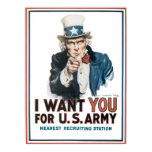 I want YOU! for United States Army Posters