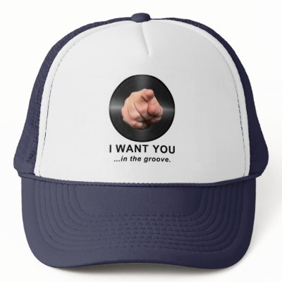 I Want You in the Groove Mesh Hats by Higherfi