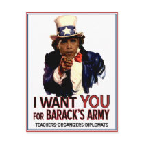 I Want You - Obama Political Postcard