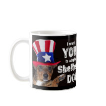 I Want YOU To Adopt A Shelter Dog mugs