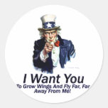 I Want You:  To Grow Wings stickers
