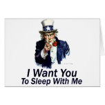 I Want You:  To Sleep With Me cards