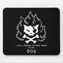 I was a teenage Software Pirate in 80s. mousepads