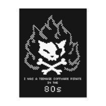 I was a teenage Software Pirate in the 80s postcards