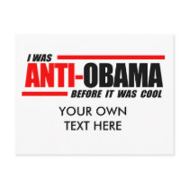 I was Anti-Obama before it was cool Postcards