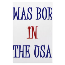 I Was Born In The USA stationery