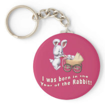 I Was Born in the Year of the Rabbit T shirts Key Chains