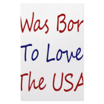 I Was Born To Love The USA stationery by Supernova23 I Was Born To Love The USA stationery