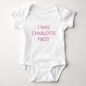 I was Charlotte first! romper
